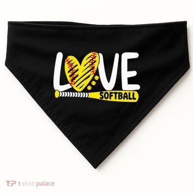 Softball For Love Softball USA-Made Doggie Bandana