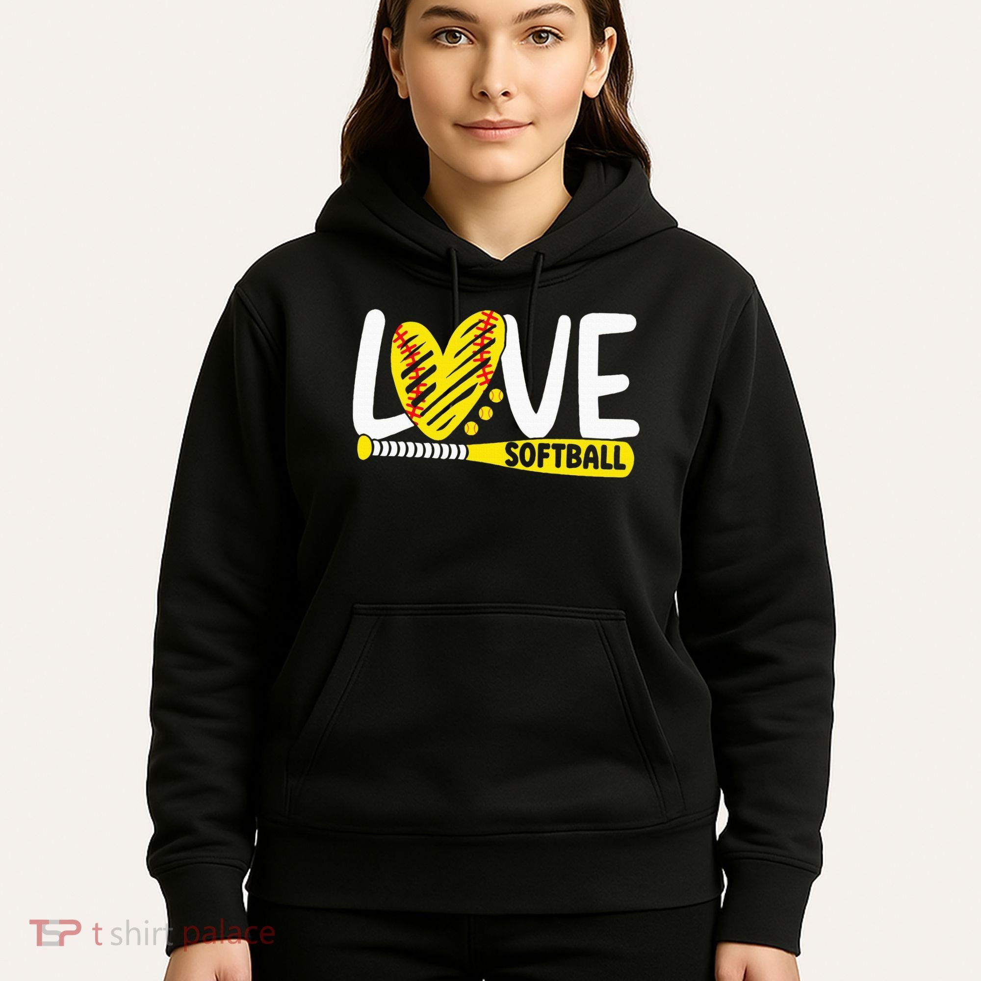 Softball For Love Softball Hoodie