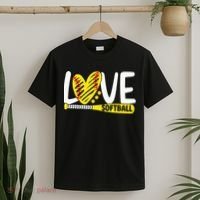 Softball For Love Softball T-Shirt thumb 2