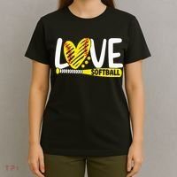 Softball For Love Softball T-Shirt thumb 4