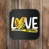 Softball For Love Softball Coaster thumb 0