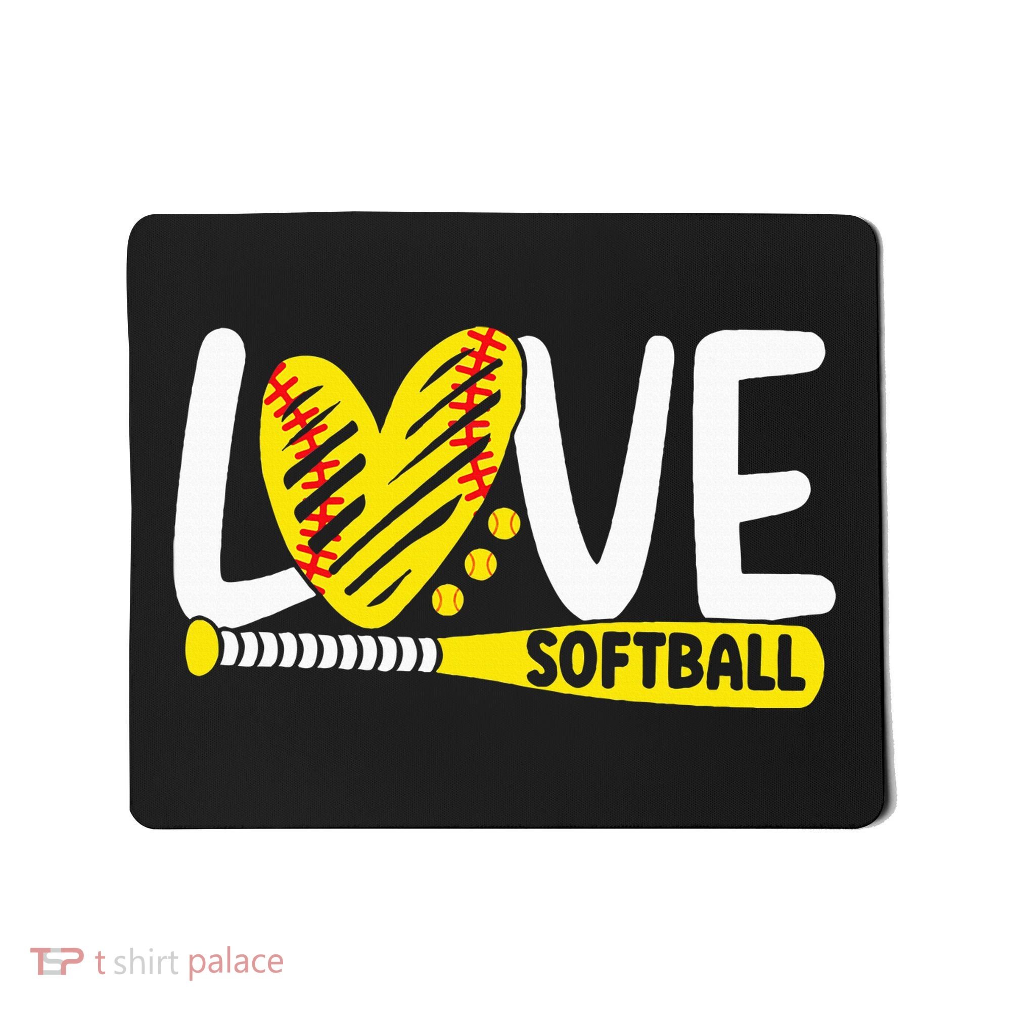 Softball For Love Softball Mousepad