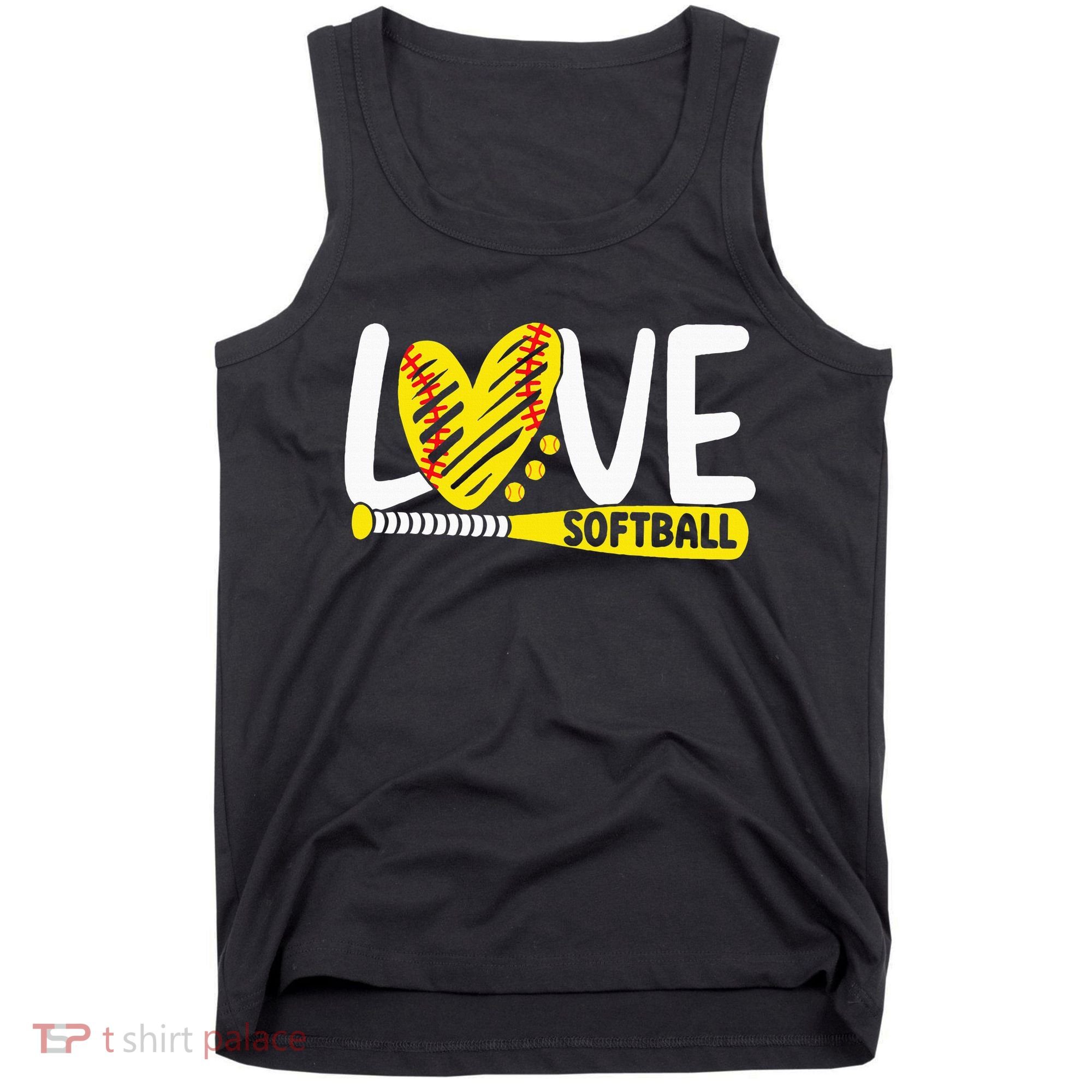 Softball For Love Softball Tank Top