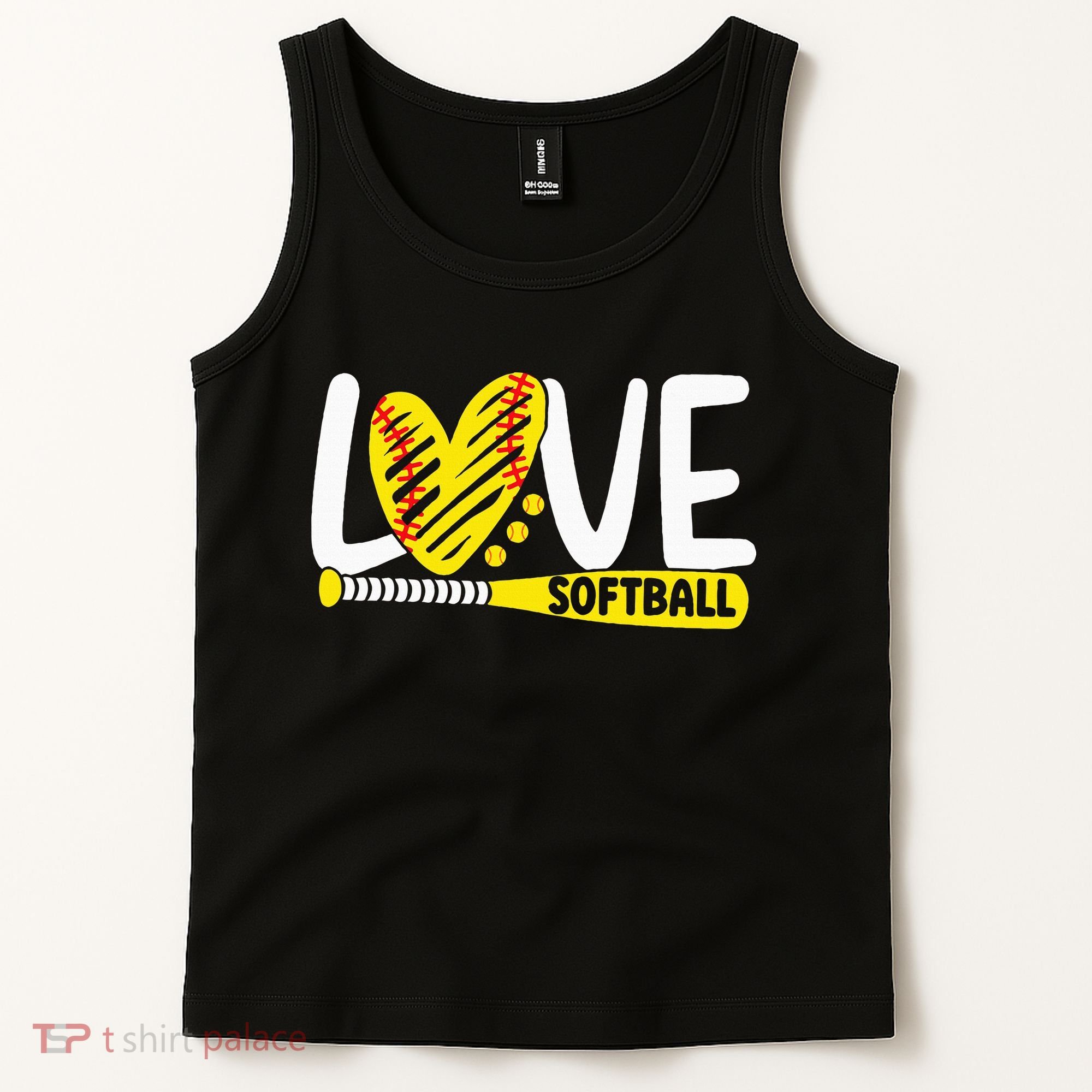 Softball For Love Softball Tank Top