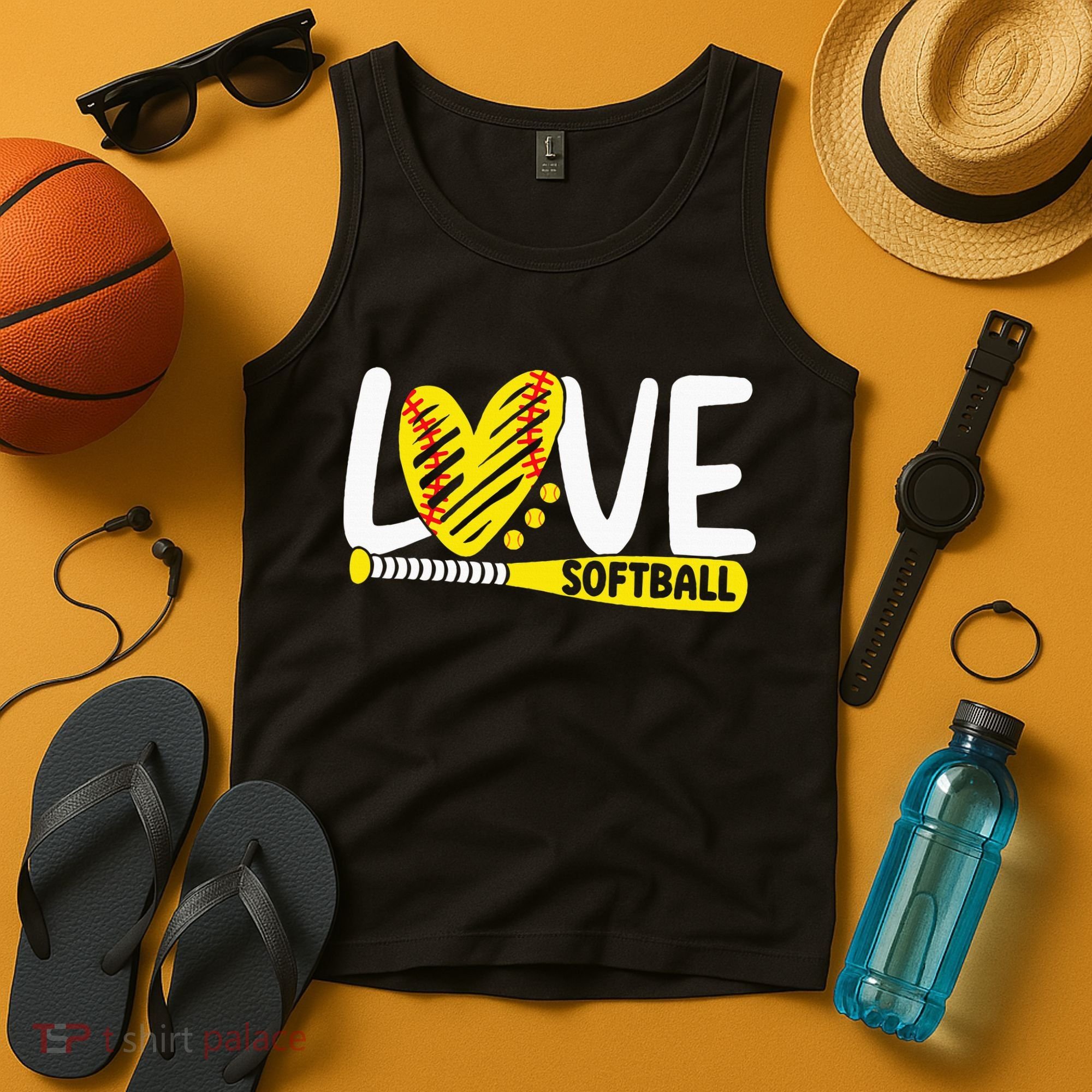 Softball For Love Softball Tank Top