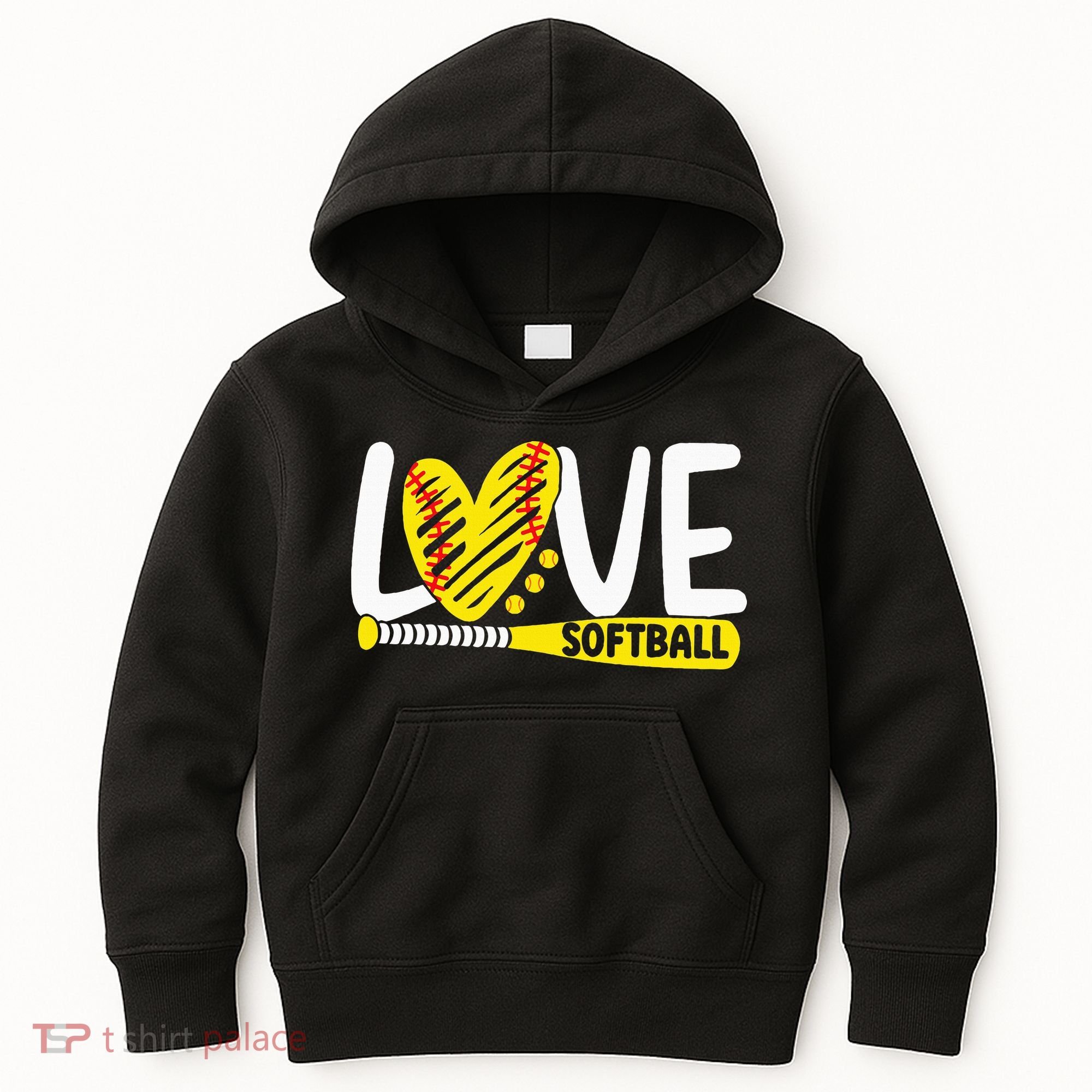 Softball For Love Softball Kids Hoodie