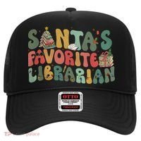 Santas Favorite Librarian Christmas Holiday Season Hat thumb 0