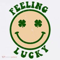 Shamrock Feeling Lucky Retro Smiley Ornament thumb 1