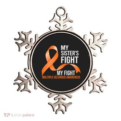 Sister's Fight My Fight Multiple Sclerosis Ms Warrior Gift Ornament