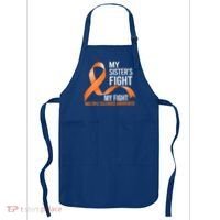 Sister's Fight My Fight Multiple Sclerosis Ms Warrior Gift Apron thumb 0