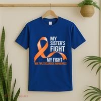 Sister's Fight My Fight Multiple Sclerosis Ms Warrior Gift T-Shirt thumb 2