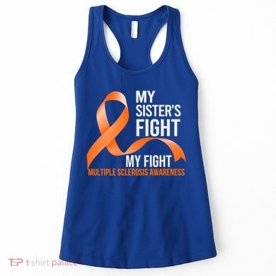 Sister's Fight My Fight Multiple Sclerosis Ms Warrior Gift Women's Tank Top