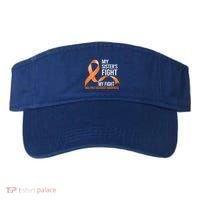 Sister's Fight My Fight Multiple Sclerosis Ms Warrior Gift Visor thumb 0