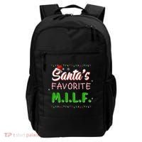SantaS Favorite Milf Christmas Santa Hat Light Backpack thumb 0