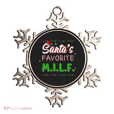 SantaS Favorite Milf Christmas Santa Hat Light Ornament