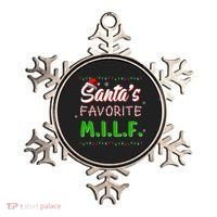 SantaS Favorite Milf Christmas Santa Hat Light Ornament thumb 0