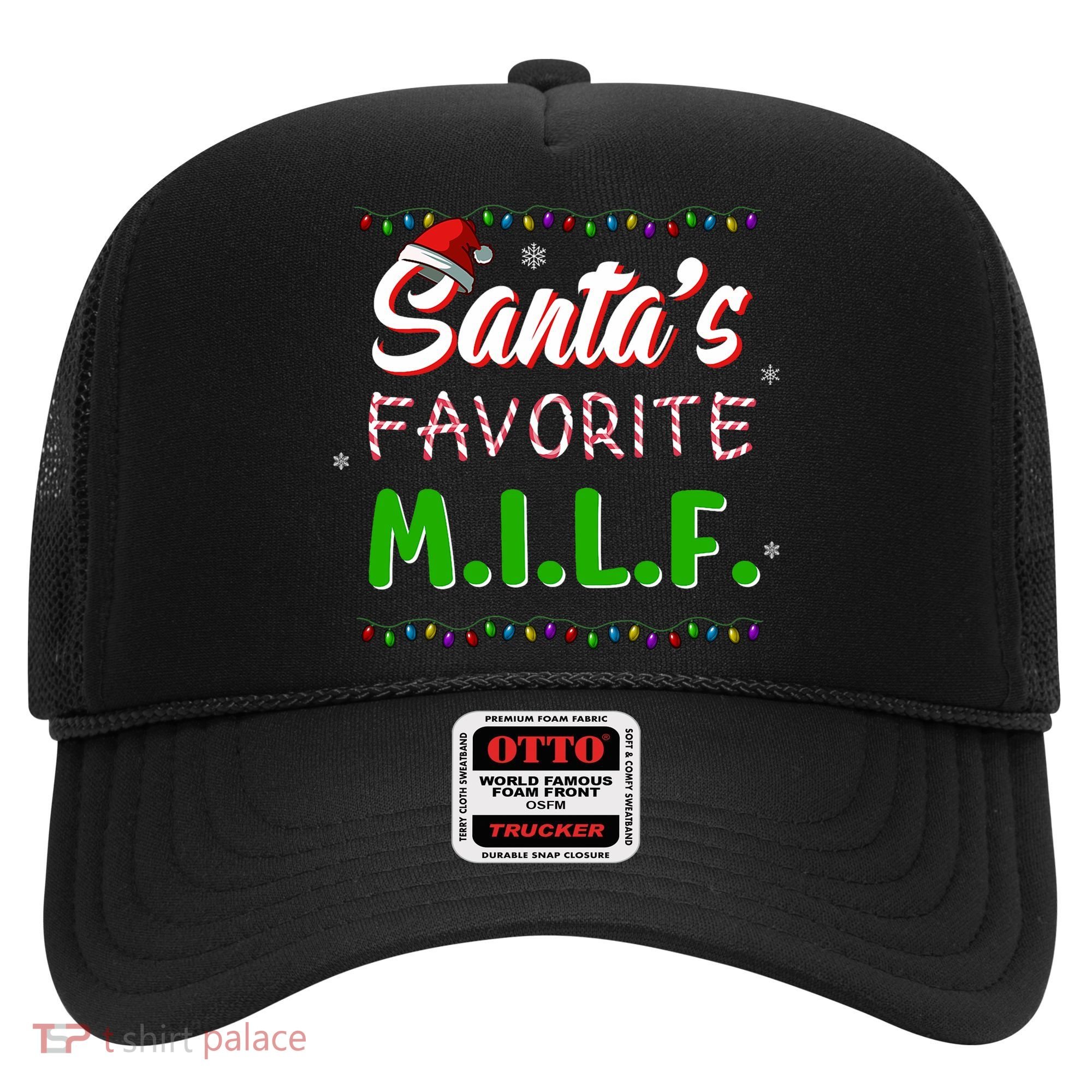 SantaS Favorite Milf Christmas Santa Hat Light Hat