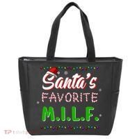 SantaS Favorite Milf Christmas Santa Hat Light Tote Bag thumb 0