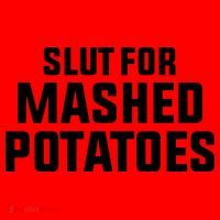 Slut For Mashed Potatoes Santa Hat thumb 1