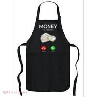 Sarcastic Funny Money Is Calling Cash Business Apron thumb 0