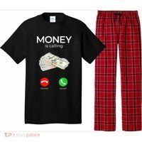 Sarcastic Funny Money Is Calling Cash Business Pajama Set thumb 0