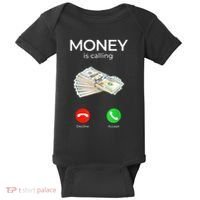 Sarcastic Funny Money Is Calling Cash Business Baby Bodysuit thumb 0
