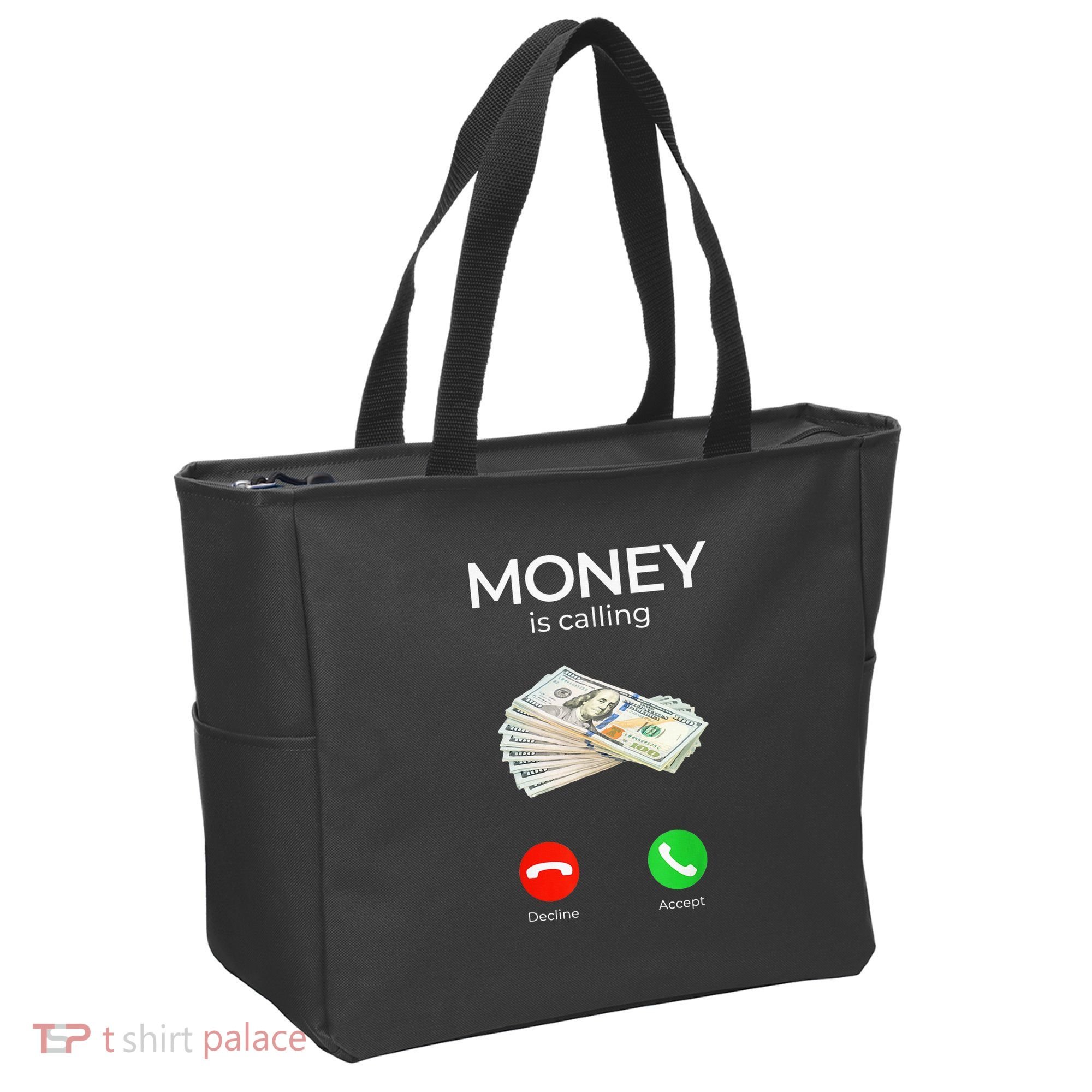Sarcastic Funny Money Is Calling Cash Business Tote Bag