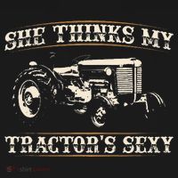 She Finds My Tractors Sexy I Funny Farmer Women's Tank Top thumb 5