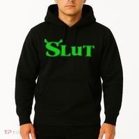 Slut Funny Meme Logo Hoodie thumb 2