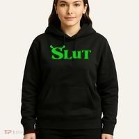 Slut Funny Meme Logo Hoodie thumb 5