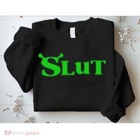 Slut Funny Meme Logo Sweatshirt thumb 2