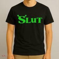 Slut Funny Meme Logo T-Shirt thumb 3