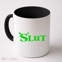 Slut Funny Meme Logo Coffee Mug thumb 0