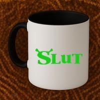 Slut Funny Meme Logo Coffee Mug thumb 2