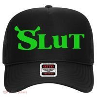 Slut Funny Meme Logo Hat thumb 0
