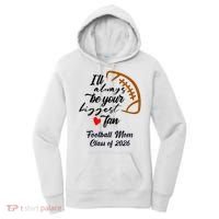 Senior Football Mom Class Of 2026 Graduation Graduate Women's Hoodie thumb 0
