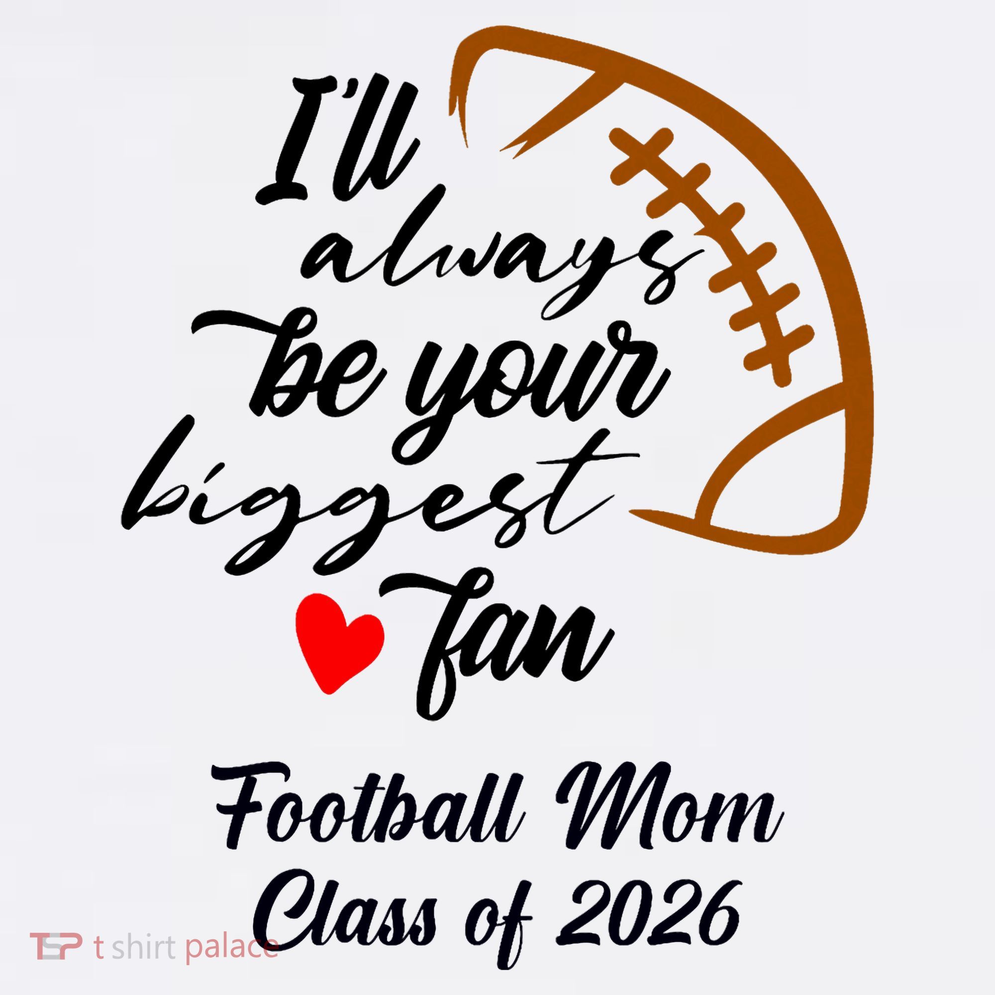 Senior Football Mom Class Of 2026 Graduation Graduate Women's Hoodie