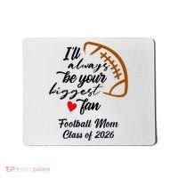 Senior Football Mom Class Of 2026 Graduation Graduate Mousepad thumb 0