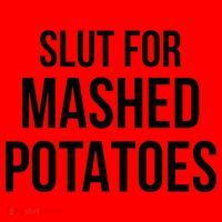 Slut For Mashed Potatoes Funny Gag Santa Hat thumb 1