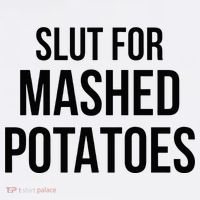 Slut For Mashed Potatoes Funny Gag Pajama Set thumb 2