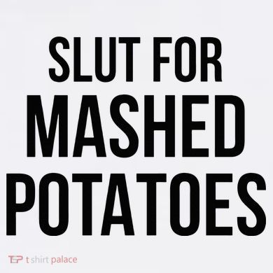 Slut For Mashed Potatoes Funny Gag Women's Flannel Pajama Set