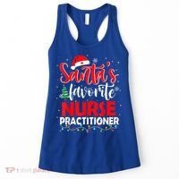 SantaS Favorite Nurse Practitioner Christmas Santa Hat Gift Women's Tank Top thumb 0
