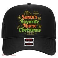 Santa's Favorite Nurse Cute Funny Christmas RN Hat thumb 0