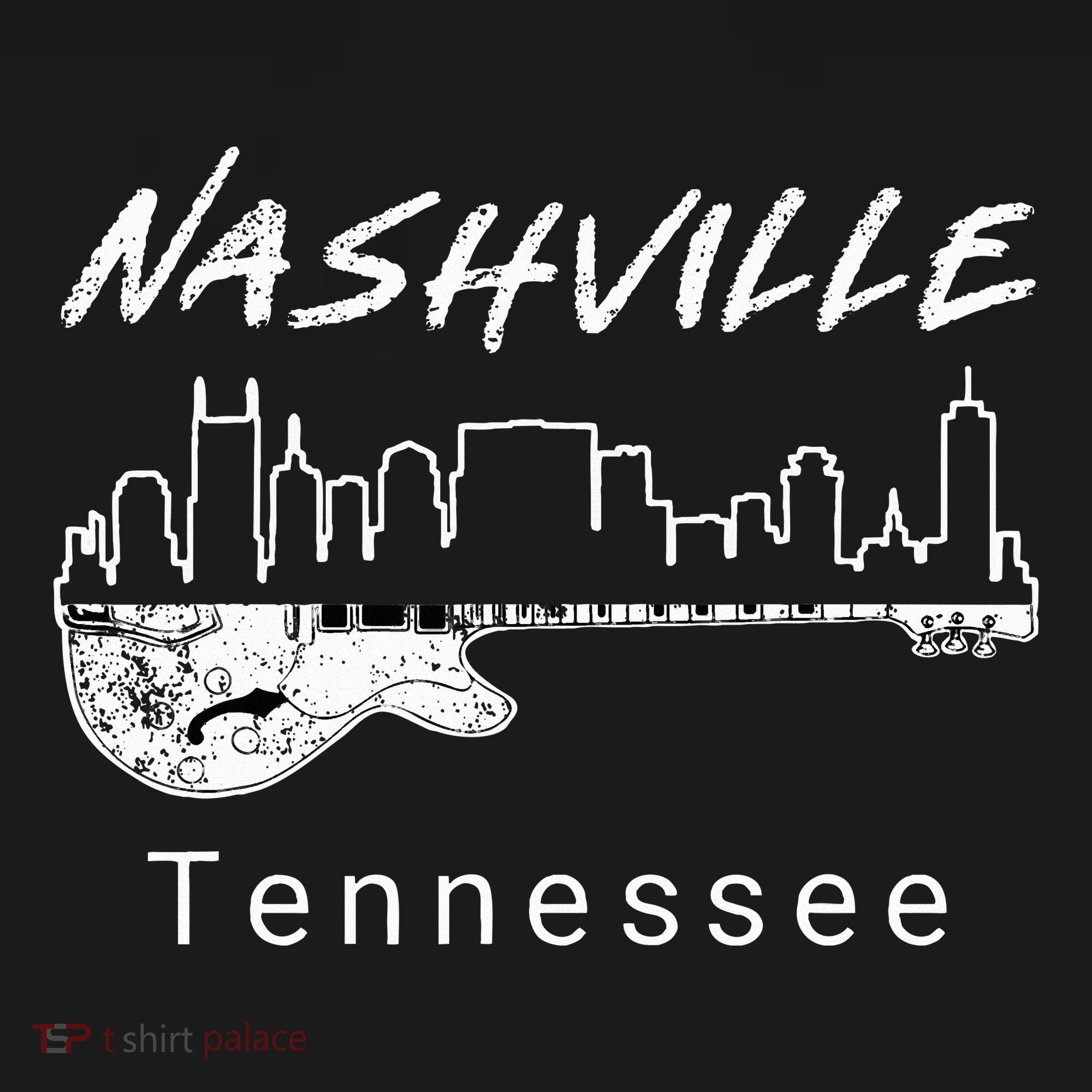 Souvenir From Nashville Guitar Nashville Sweatshirt