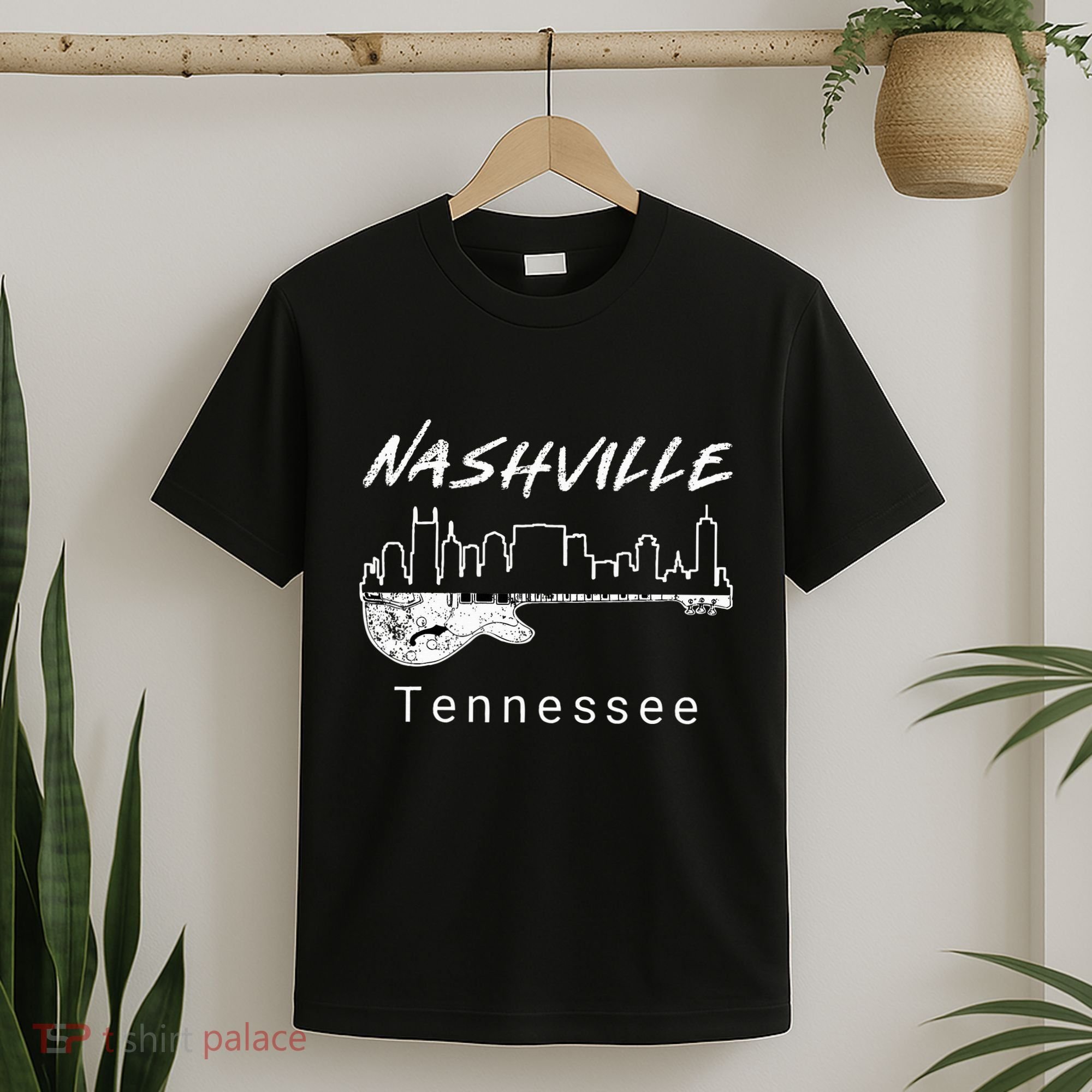 Souvenir From Nashville Guitar Nashville T-Shirt