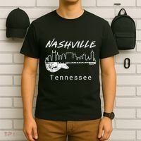 Souvenir From Nashville Guitar Nashville T-Shirt thumb 6