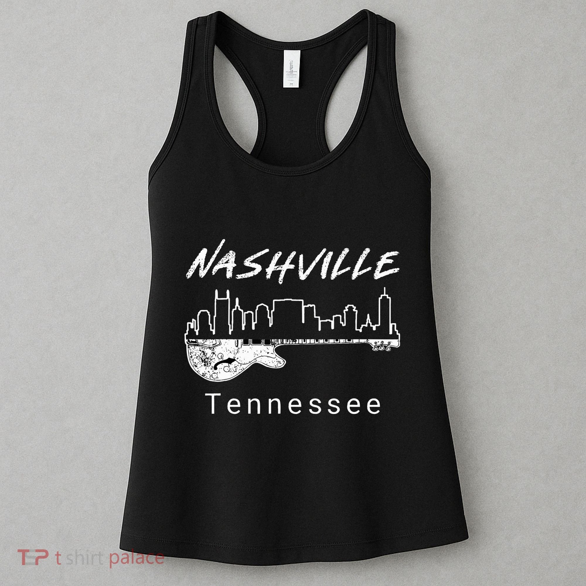 Souvenir From Nashville Guitar Nashville Women's Tank Top