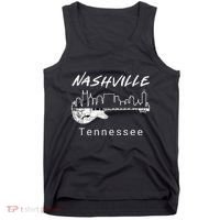 Souvenir From Nashville Guitar Nashville Tank Top thumb 0