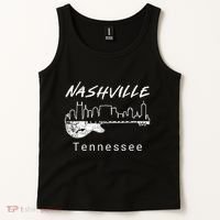 Souvenir From Nashville Guitar Nashville Tank Top thumb 2
