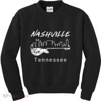 Souvenir From Nashville Guitar Nashville Kids Sweatshirt thumb 0